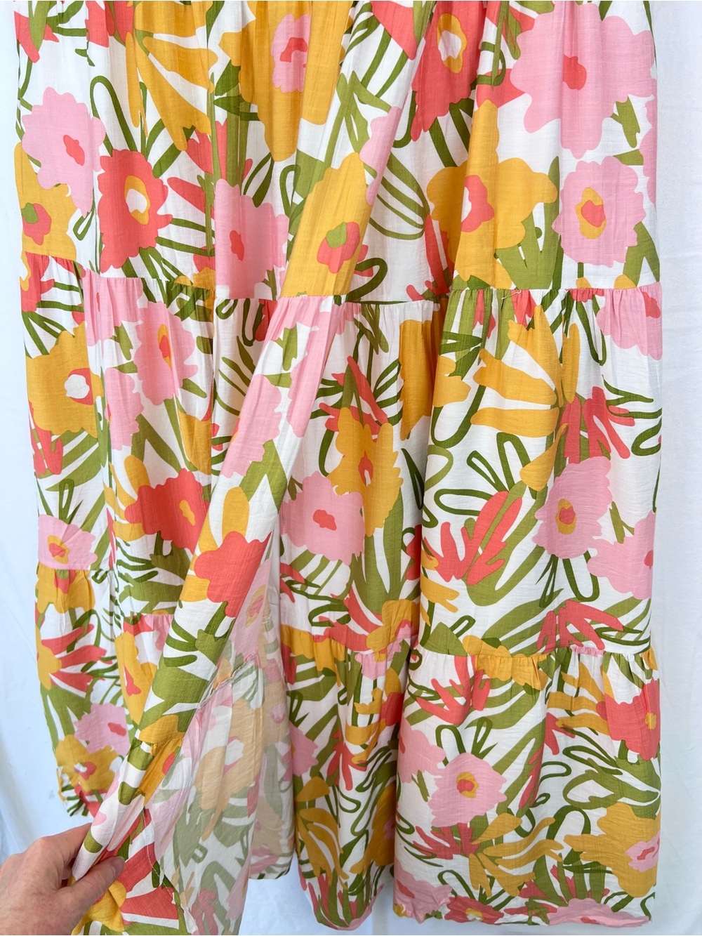 PRETTYGARDEN Summer Floral Maxi Dress Sz XXL Resort Wear Boho Colorful NWT - Picture 10 of 16